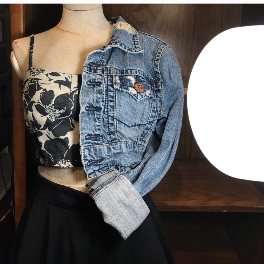 Super cute jean jacket!